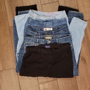 5 pair of kids jeans